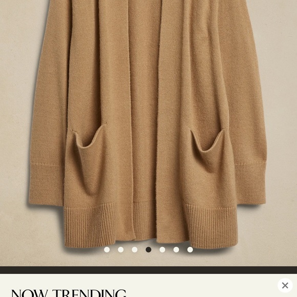 Banana Republic Factory logo SOFT LUXE CARDIGAN size S - Picture 4 of 7